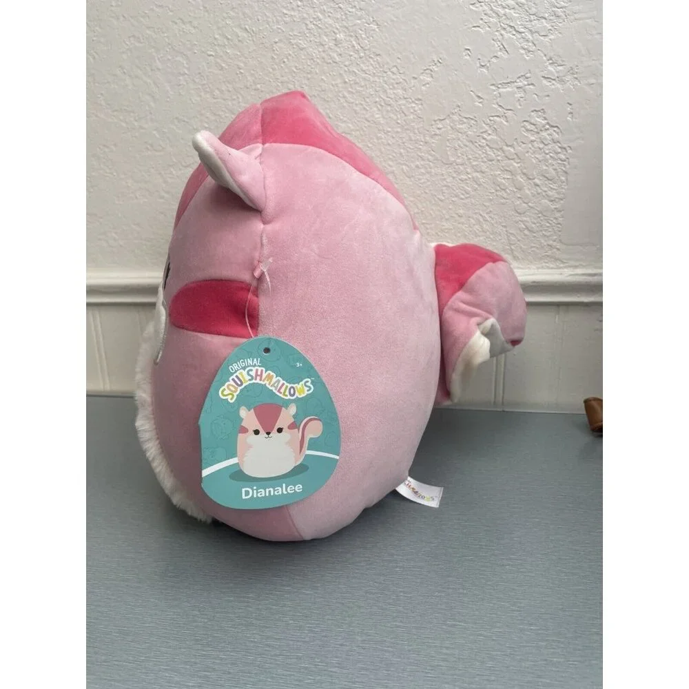 Squishmallows Collection Wildlife Dianalee the Squirrel 10” NWT